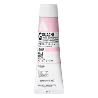 Holbein Acrylic Gouache #13 Pale Pink 20ml