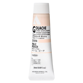 Holbein Acrylic Gouache #14 Pale Peach 20ml