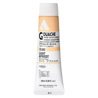 Holbein Acrylic Gouache #41 Light Apricot 20ml