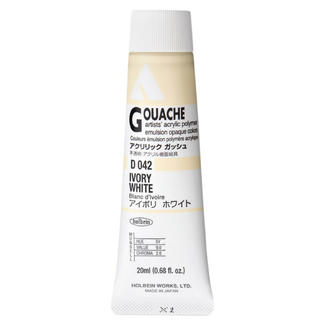 Holbein Acrylic Gouache #42 Ivory White 20ml