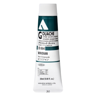 Holbein Acrylic Gouache #64 Viridian 20ml