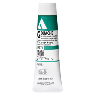 Holbein Acrylic Gouache #71 Grass Green 20ml