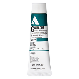 Holbein Acrylic Gouache #72 Blue Green 20ml