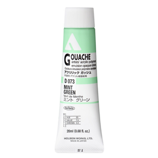 Holbein Acrylic Gouache #73 Mint Green 20ml
