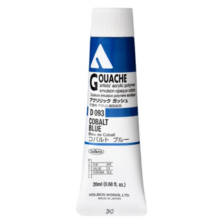 Holbein Acrylic Gouache #93 Cobalt Blue 20ml