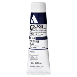 Holbein Acrylic Gouache #105 Prussian Blue 20ml