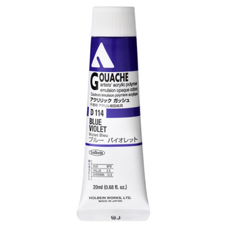 Holbein Acrylic Gouache #114 Blue Violet 20ml