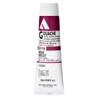 Holbein Acrylic Gouache #119 Rose Violet 20ml