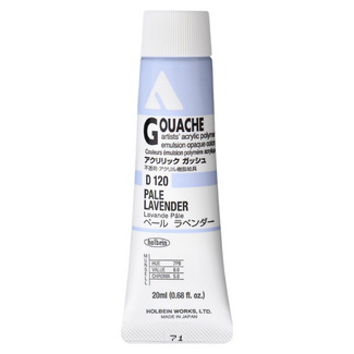 Holbein Acrylic Gouache #120 Pale Lavender 20ml