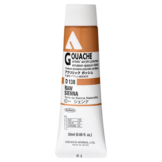 Holbein Acrylic Gouache #138 Raw Sienna 20ml