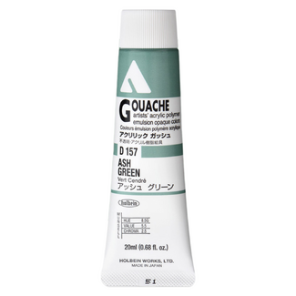Holbein Acrylic Gouache #157 Ash Green 20ml