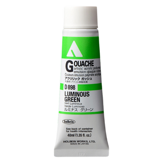 Holbein Acrylic Gouache #198 Luminous Green 20ml