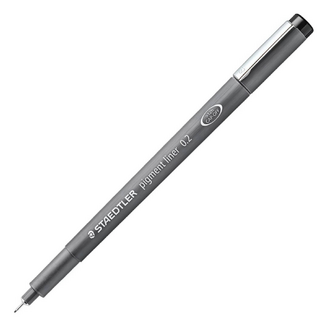 Staedtler Pigment Liner Pen 0.2mm Black
