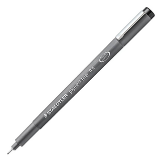 Staedtler Pigment Liner Pen 0.4mm Black