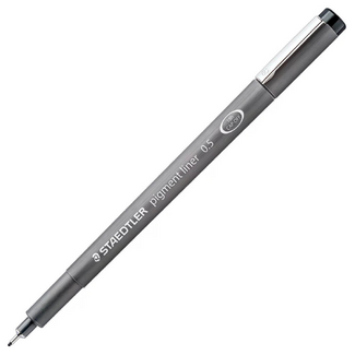 Staedtler Pigment Liner Pen 0.5mm Black