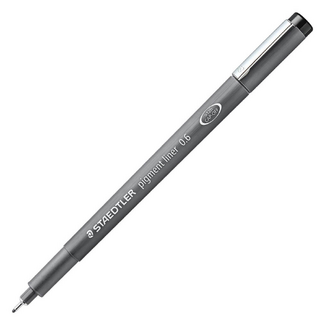 Staedtler Pigment Liner Pen 0.6mm Black