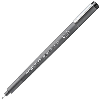 Staedtler Pigment Liner Pen 0.8mm Black