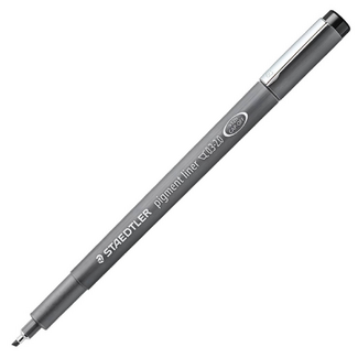 Staedtler Pigment Liner Pen Chisel Tip 0.3-2mm Black