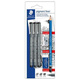 Staedtler Pigment Liner Artist Set 6pc