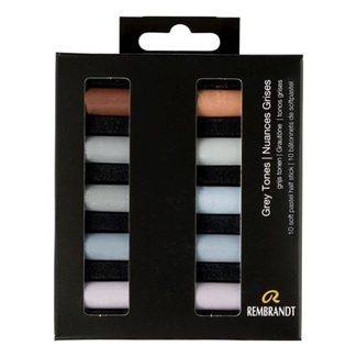 Rembrandt Pastel Mini Set 10pc - Grey Tones
