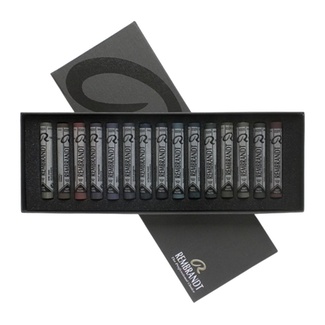 Rembrandt Pastel Set - Full Pastel 15pc Dark Selection