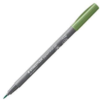 Staedtler Pigment Brush Pen 371 - Olive Green