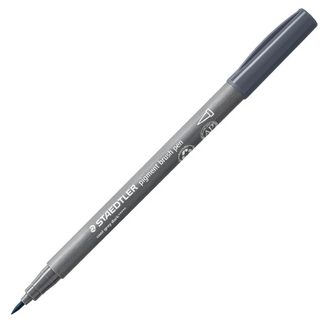 Staedtler Pigment Brush Pen 371 - Cool Grey Dark