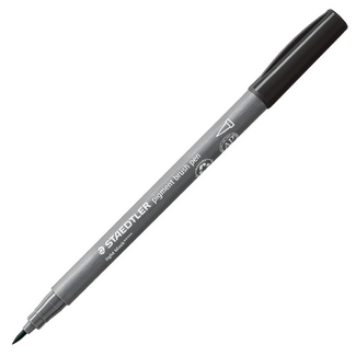 Staedtler Pigment Brush Pen 371 - Light Black