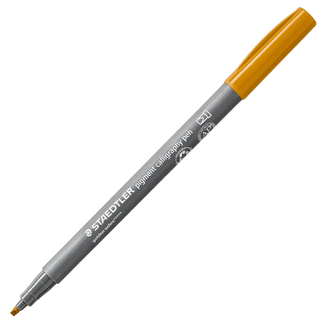 *Staedtler Pigment Calligraphy Pen 375 - Golden Ochre