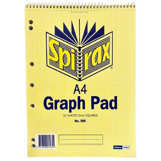 Spirax Graph Book - A4