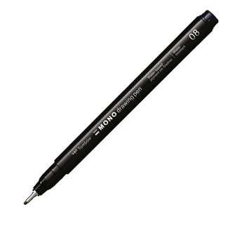Tombow Mono Fineliner 08 Drawing Pen 0.6mm Black