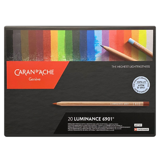 Caran d'Ache Luminance 6901 Coloured Pencil Box of 20