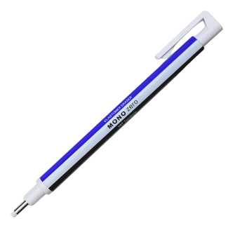 Tombow Mono Zero Eraser Pen - Round Tri-Colour Barrel 2.3mm