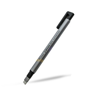 Tombow Mono Zero Eraser Pen - Rectangular Silver Barrel 2.5 x 5mm