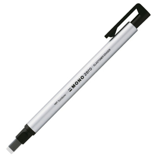 Tombow Mono Zero Eraser Pen - Rectangular Silver Barrel 2.5 x 5mm