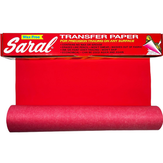 Saral Transfer Paper Roll 90 x 30.5 cm - Red