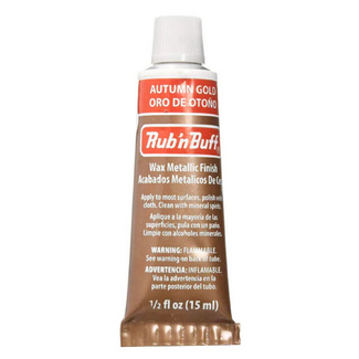 Amaco Rub 'N Buff Metallic Wax 15ml - Autumn Gold