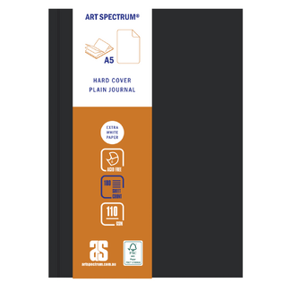 Art Spectrum Jumbo Black Hard Cover Visual Diary A5 110gsm 180 Sheets