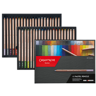 Caran d'Ache Pastel Pencils Set 40pc