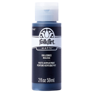 FolkArt Premium Matte Acrylic Paint 59ml - Licorice