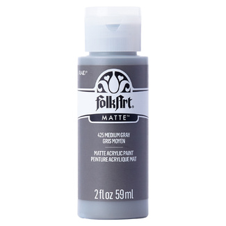 FolkArt Premium Matte Acrylic Paint 59ml - Medium Grey