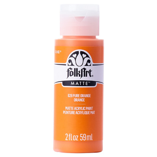 FolkArt Premium Matte Acrylic Paint 59ml - Pure Orange