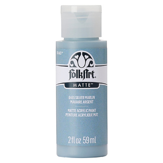 FolkArt Premium Matte Acrylic Paint 59ml - Silver Marlin