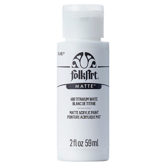 FolkArt Premium Matte Acrylic Paint 59ml - Titanium White