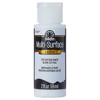 FolkArt Multi-Surface Satin Acrylic Paint 59ml - Cottage White
