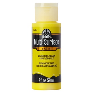 FolkArt Multi-Surface Satin Acrylic Paint 59ml - Daffodil Yellow