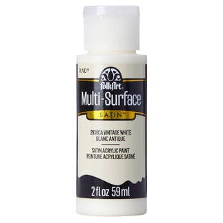 FolkArt Multi-Surface Satin Acrylic Paint 59ml - Vintage White