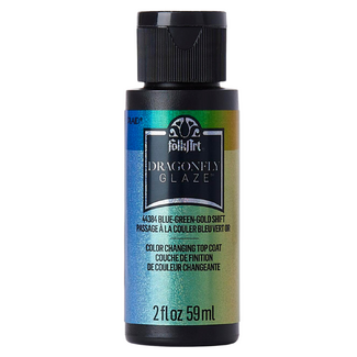 FolkArt Gloss Dragonfly Glaze 59ml - Blue-Green-Gold Shift