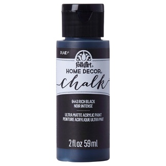 FolkArt Home Decor Chalk Paint 59ml - Rich Black