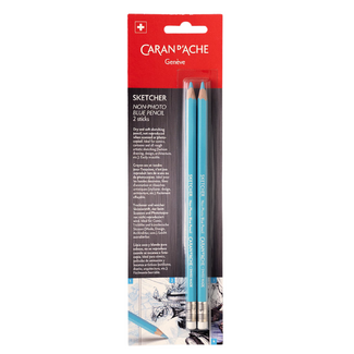 Caran d'Ache Non-Photo Blue Pencil 2pc